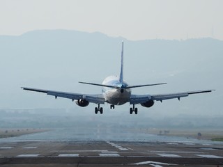 Naklejka premium 飛行機