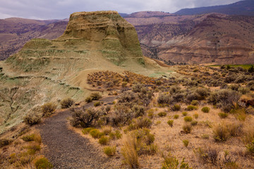 Blue Basin in the Sheep Rock Unit of John Day Fossil Beds in Oregon 