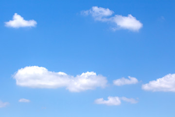 Blue sky background with clouds and wallpaper