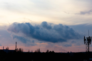 Obraz premium Sunrise clouds in Thailand