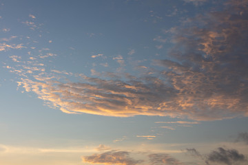 Sunrise Clouds in Thailand