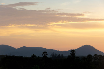 Sunrise in Thailand