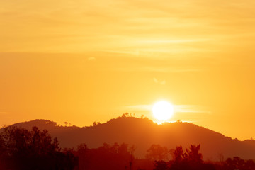Sunrise in Thailand