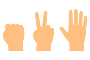 Obraz premium グーチョキパー