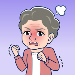 白髪のおばあさん