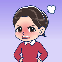 赤い服を着た女の子
