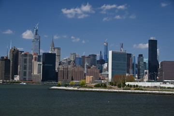 new york city skyline united nations