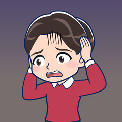 赤い服を着た女の子