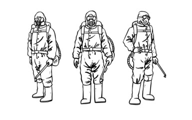 vector illustration of a group of people
