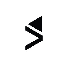 logo S abstract icon vector