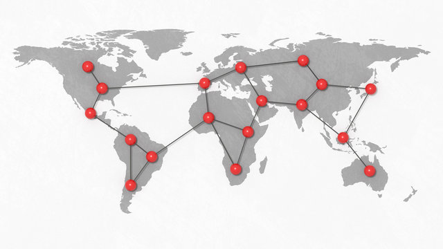 Worldwide Network Illustration