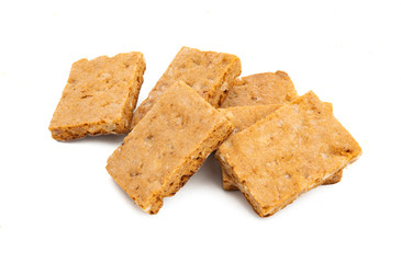 swiss gingerbread cookie isolated