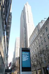 New York City Covid-19 warning sign
