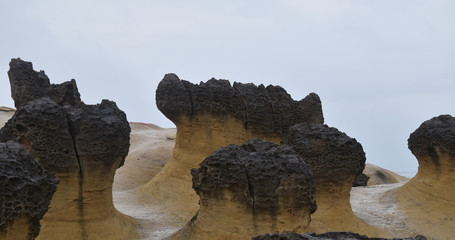 Erosion of rocks on Taiwan north coast © Catherine
