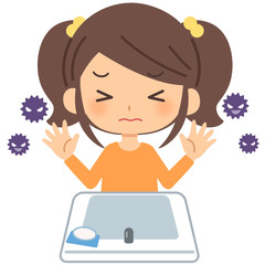 手洗い　ウィルス対策