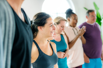 Group class at the gym
