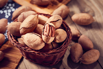 The retro style of Bigen fruit placed in the container