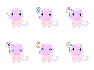 ナースのネコ　アイコンセット3