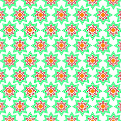 Fototapeta na wymiar Flower pattern vector, pattern abstract vector background. Modern stylish texture. 