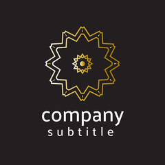 ornament gold and silver logo