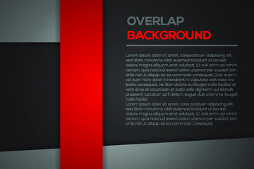 Futuristic red and black abstract background with overlap modern line bar design. Can be used for text, message website design, card, annual business report, poster template, elements for your work.