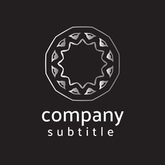 ornament gold and silver logo