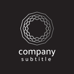 ornament gold and silver logo