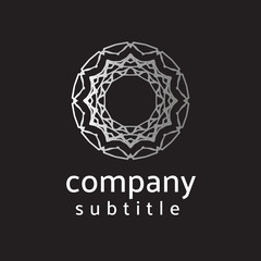 ornament gold and silver logo