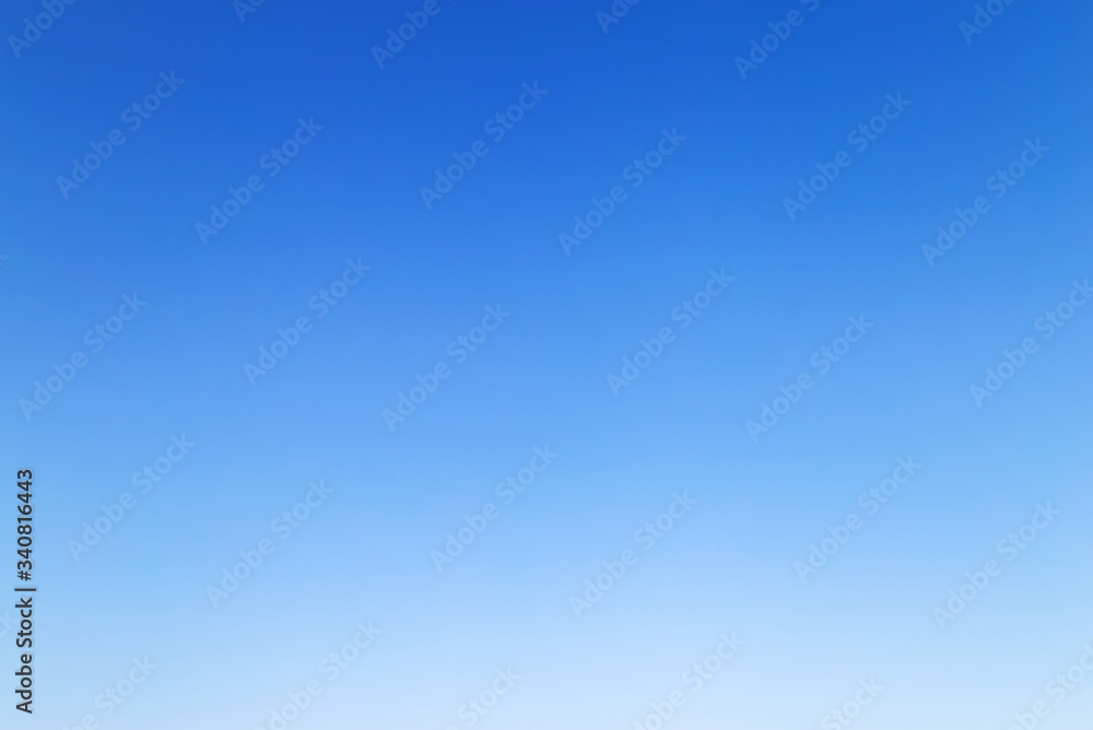 Wall mural beautiful clear blue sky background