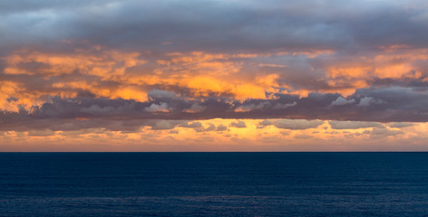 Bondi Beach at sunset, Sydney Australia