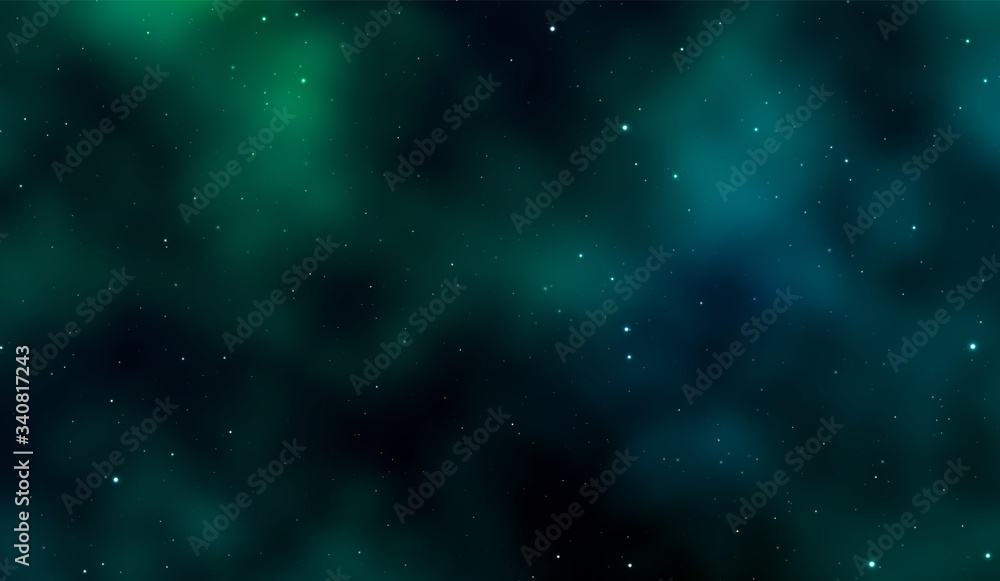 Canvas Prints space background fantastic outer view with realistic bright stars and cluster of gas clouds. univers