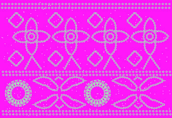 seamless pattern with pink background