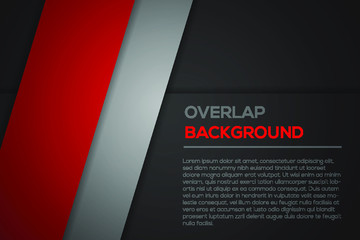 Futuristic red and black abstract background with overlap modern line bar design. Can be used for text, message website design, card, annual business report, poster template, elements for your work.