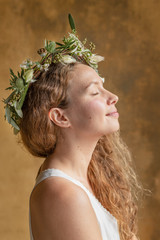 Romantic flower crown