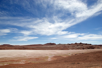 Fototapeta na wymiar Desierto del Diablo, Devil Desert, in Puna de Atacama, Argentina