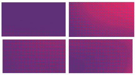 Fototapeta premium Red pop art background with dots. Abstract creative vector style comics. Layout template with clouds beams and isolated dots pattern. illustration 