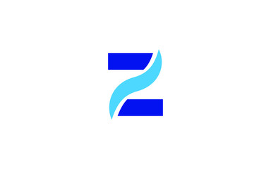 Z Uppercase Letter Icon or Logo design, Vector Template