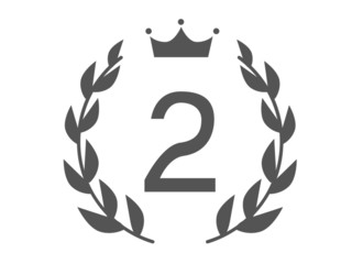 web制作素材_2位マーク
