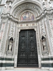 entrance of the cathedral 