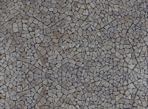 Cut stones floor pattern wallpaper