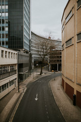 Empty streets during coronavirus pandemic. BRISTOL, UK, March 30, 2020