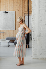 Woman with a baby bump