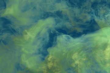 Fototapeta na wymiar Beautiful 3D illustration of heavy magic smoke clouds texture or background
