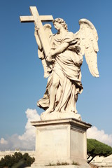Naklejka premium statue of angel