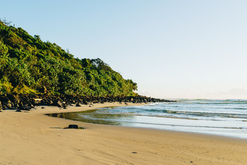 tropical beach on Gold Coast