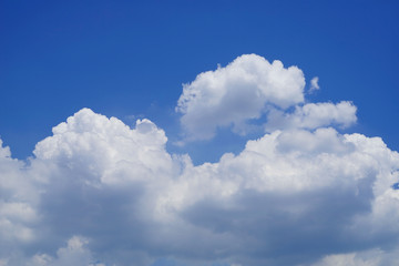 Obraz premium The vast blue sky and clouds sky