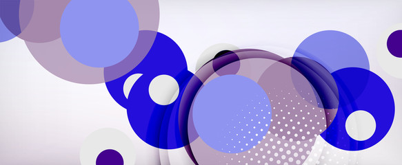 Trendy simple circle abstract background, dynamic motion concept. Vector Illustration For Wallpaper, Banner, Background, Card, Book Illustration, landing page