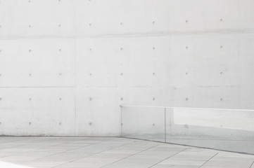 concrete glass street