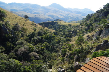 view from the top of the mountain