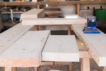 Carpenter's hobby garage / studio - men's cave.